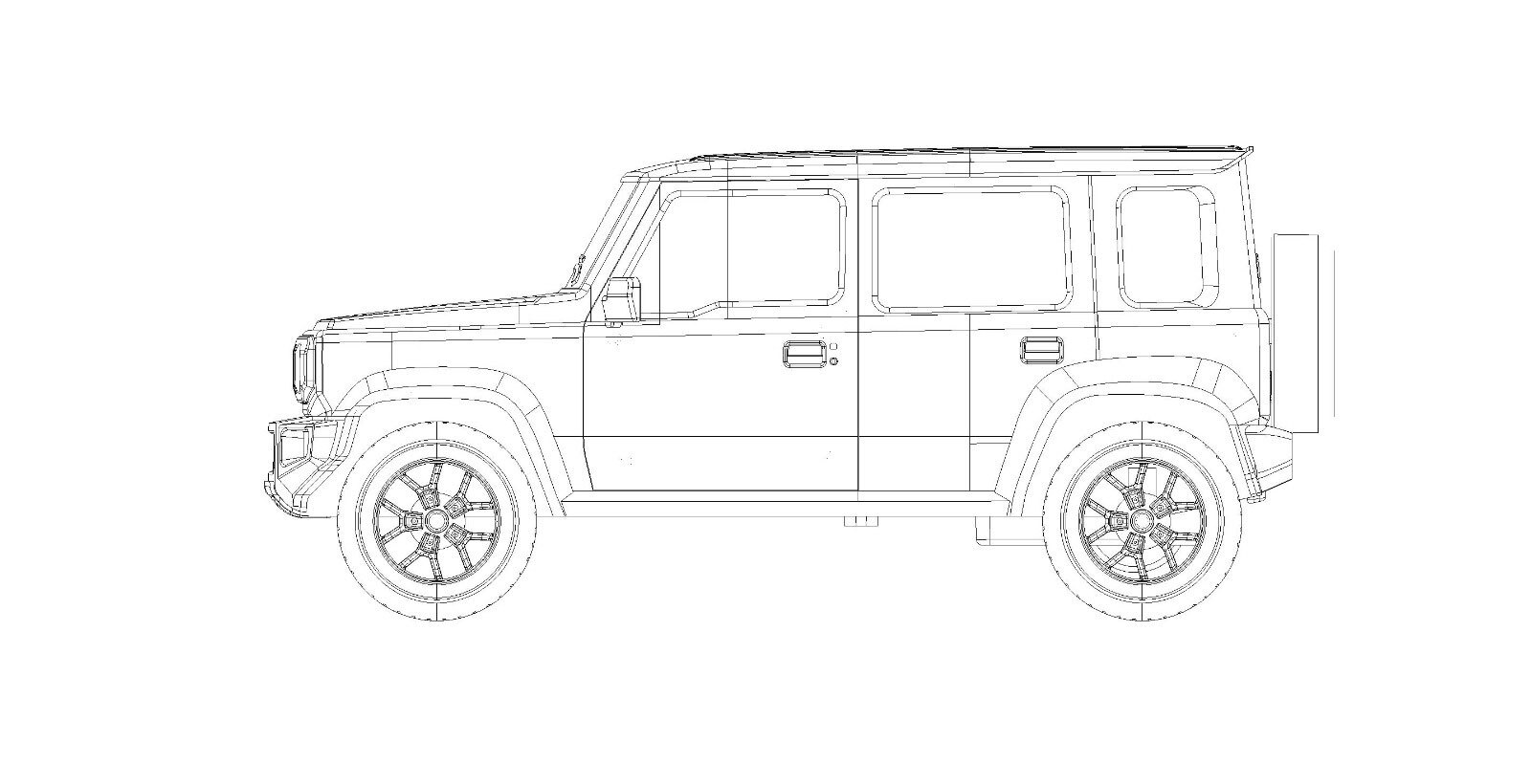 Toy vehicle design sketch